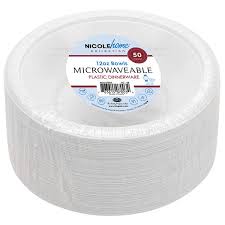 12OZ BOWL PLASTIC PP(07003)  - WHITE