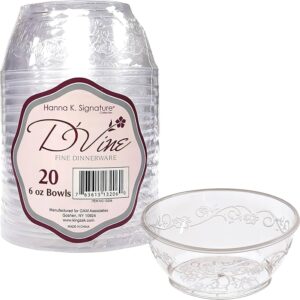 6 OZ D'VINE BOWL  (13206) - CLEAR
