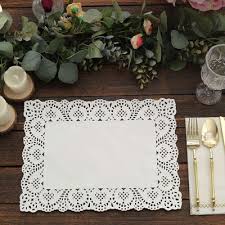 10X14" WHITE LACE  DOILIES