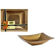 12OZ RECTANGLE SOUP BOWL, GOLD