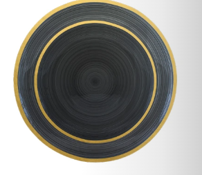 SPIRALIQUE COMBO PLATE (35332) - CHARCOAL