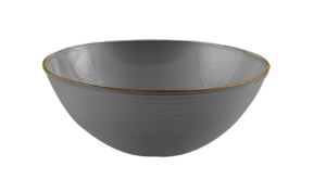 14 OZ SPIRALIQUE BOWL (35333)  - CHARCOAL
