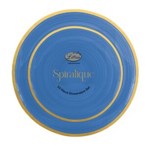 SPIRALIQUE COMBO PLATE (35334) - BLUE
