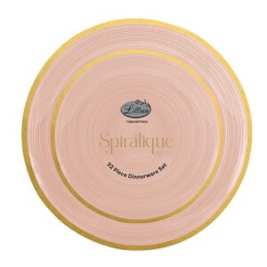 SPIRALIQUE COMBO PLATE (35336) - ROSE