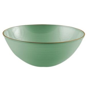 14 OZ SPIRALIQUE BOWL (35339)  - GREEN
