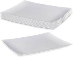7" X 5 5/8" RECTANGLE DESSERT PLATE, PEARL
