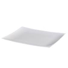 9" X 6 7/8" RECTANGLE SALAD PLATE, PEARL
