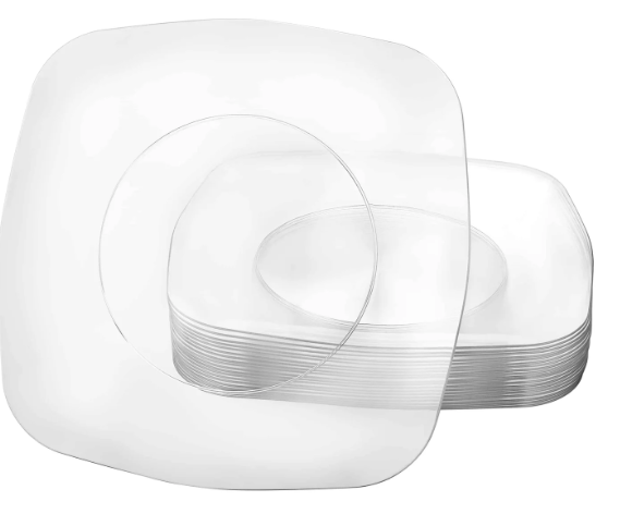 RETRO 10.25" CLEAR PLATE