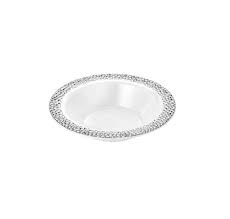 SILVER PEBBLED 5OZ BOWL