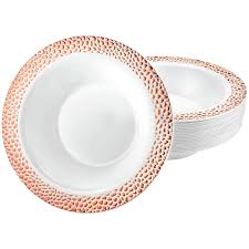 ROSE GOLD PEBBLED 5OZ BOWL