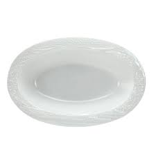 15OZ OVAL PEBBLED BOWL, PEARL