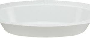 32OZ OVAL PEBBLED BOWL, PEARL 3CT