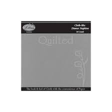 LILLIAN QUILTED DINNER NAPKIN  (39023)- SILVER