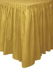 29" X 14" TABLESKIRT (52029)  - GOLD