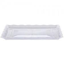 RECTANGLE 12"X18" CLEAR TRAY