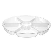 16" 7-COMP CLEAR TRAY