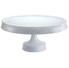 CAKE STAND 10.5" WHITE