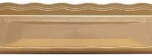 12"X18" WAVE GOLD RECT TRAY