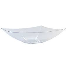 RECTANGLE 128OZ CLEAR BOWL