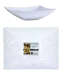 RECTANGLE 64OZ PEARL BOWL