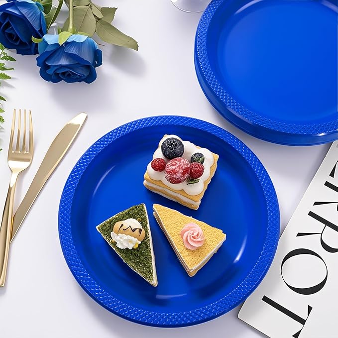 9" BLUE PLATE