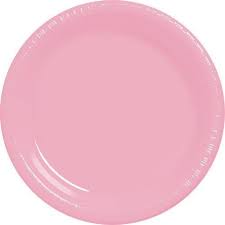 10" LT PINK PLATE