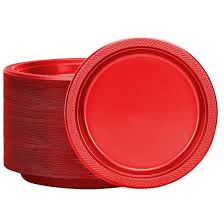 10" RED PLATE