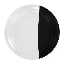 HANNA K  10.25" CLEAR/BLACK PLATE