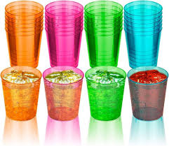 1OZ ASSORTED NEON  SPECIALTY CUP - TUMBLER-SHOT