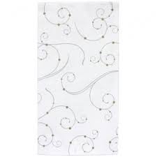 SWIRLS & PEARLS BISTRO NAPKIN