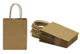 #10 KRAFT PAPER BAG W/HANDLE 12CT SMALL (88-2313-1)