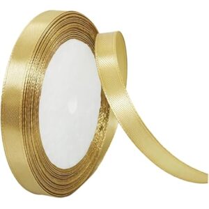 STRAPS FOR CAKE BOX, SOLID COLOR 25YDS ROLL WIDTH 1.5CM GOLD