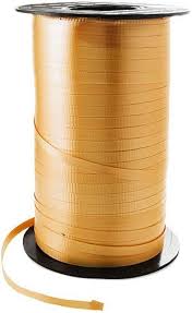 CRIMPED CURLING RIBBON 500YDS GOLD