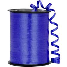 CRIMPED CURLING RIBBON 500YDS ROYAL BLUE