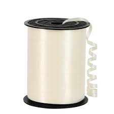 CRIMPED CURLING RIBBON 250YDS IVORY