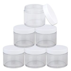 PET05 ROUND CLEAR PLASTIC JAR 120ML