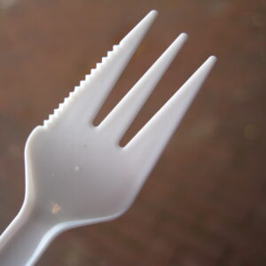 5.2" MINI WHITE PLA SNACK FORK