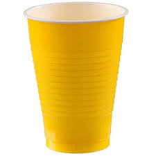 7OZ YELLOW DISPOSABLE CUPS