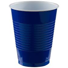 9OZ BLUE DISPOSABLE CUPS
