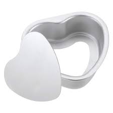 6" HEART SHAPE PAN REMOVABLE BOTTOM