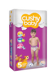 CUSHY BABY STAGE 5 JUNIOR PAMPERS 52CT 11-18KG