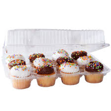 CUPCAKE 12 WELL TRAY PLASTIC (SLP212)