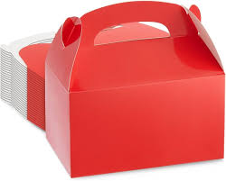 RED GABLE/BARN BOX 6.37" X 4"X 3.5" (MED)