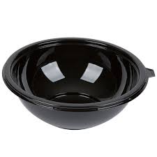 80 OZ BLACK PLASTIC FINELINE BOWLS 1 CT