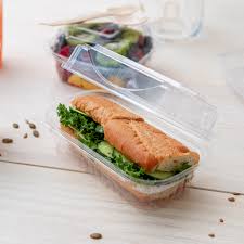 CLEAR PS HOAGIE CONTAINERS  PC99