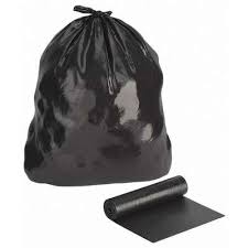 ROLL 60 GAL BLACK GARBAGE BAGS  HD 1.5MIL