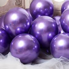 10" 1.8G LATEX BALLOON PURPLE 50CT