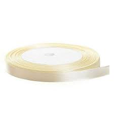 SATIN 1/4" RIBBON - IVORY