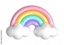 3D RAINBOW DECORATION - SHADES OF PINK