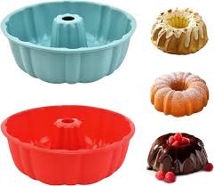 10" SILICONE PAN WITH STIFFNER - DARK RED